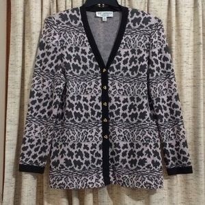 St. John Collection by Marie Gray Button Front Cardigan